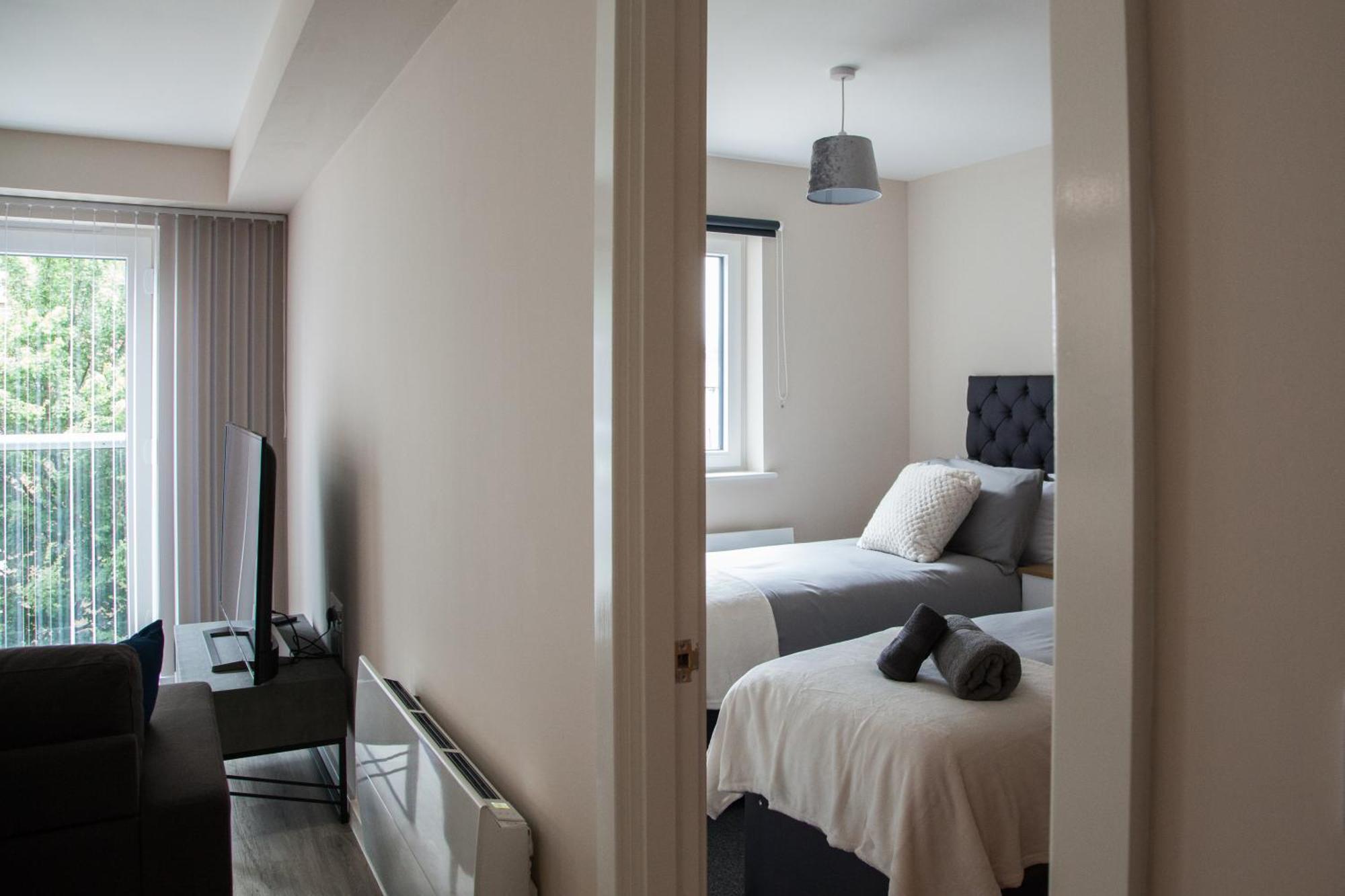 Modern 2Bd Apartment In Manchester City Zewnętrze zdjęcie