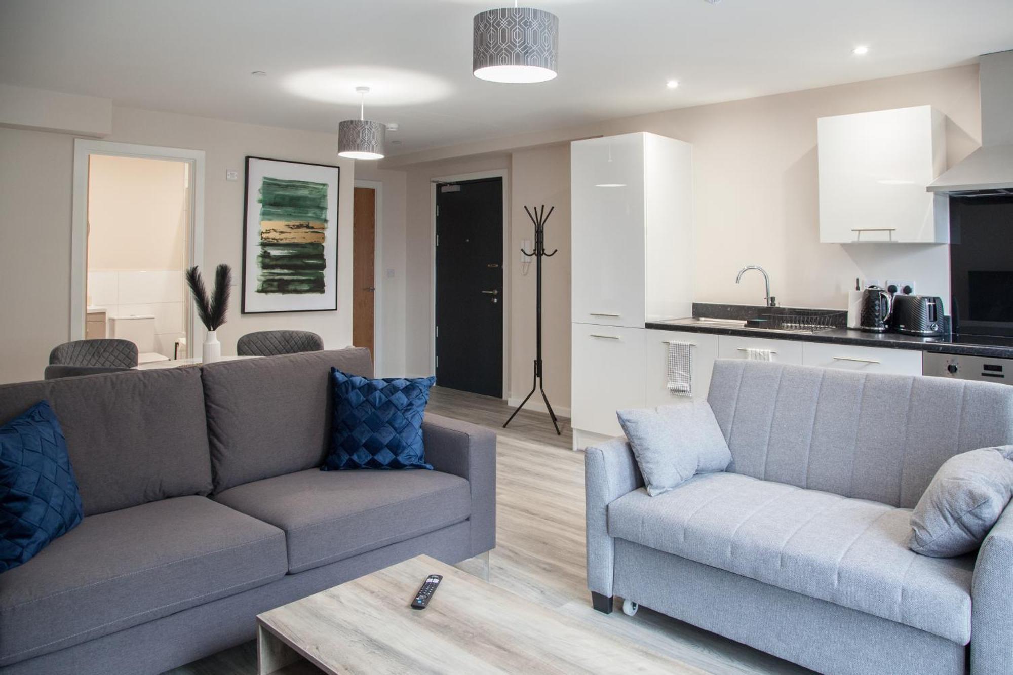 Modern 2Bd Apartment In Manchester City Zewnętrze zdjęcie