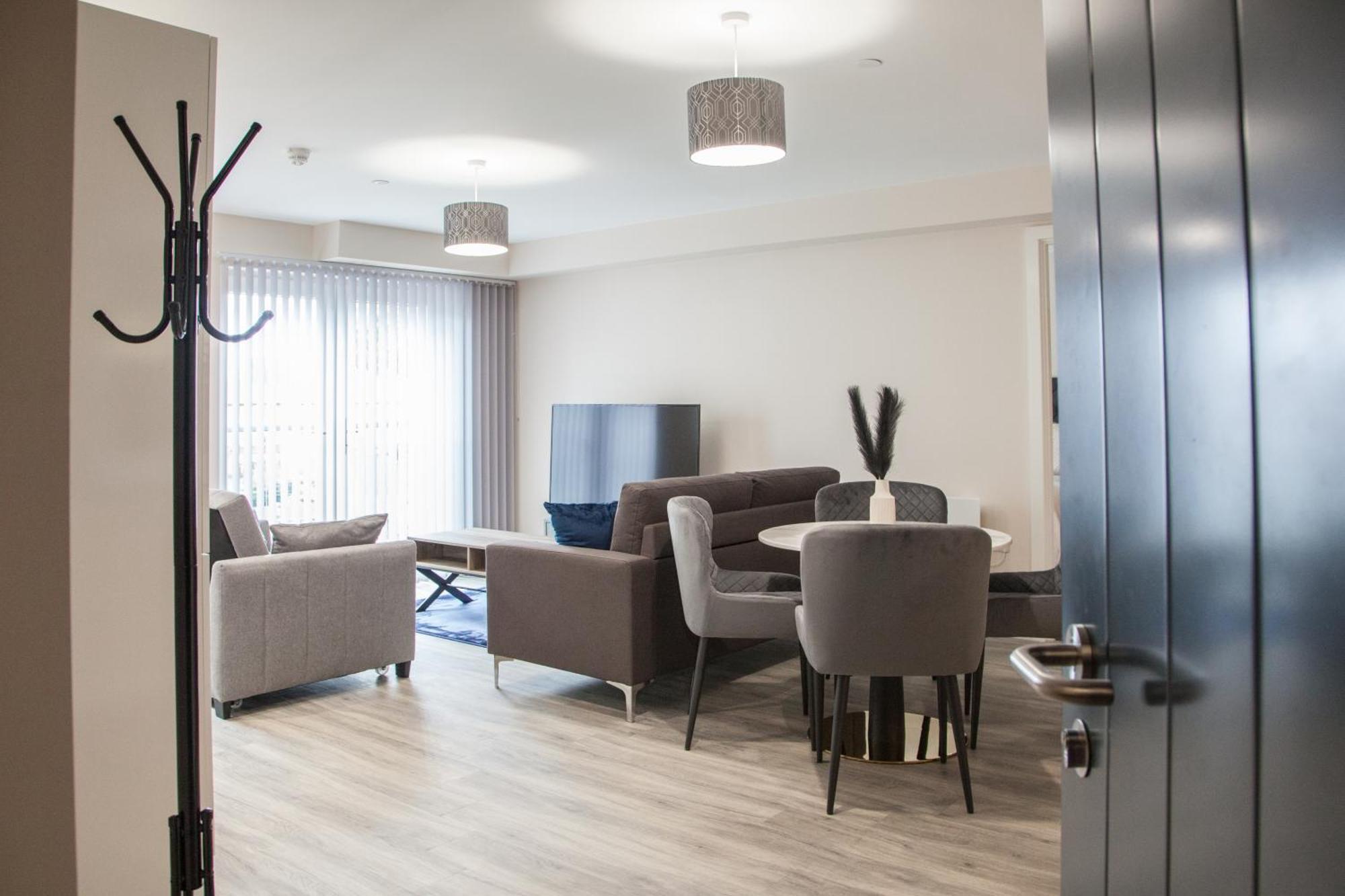 Modern 2Bd Apartment In Manchester City Zewnętrze zdjęcie