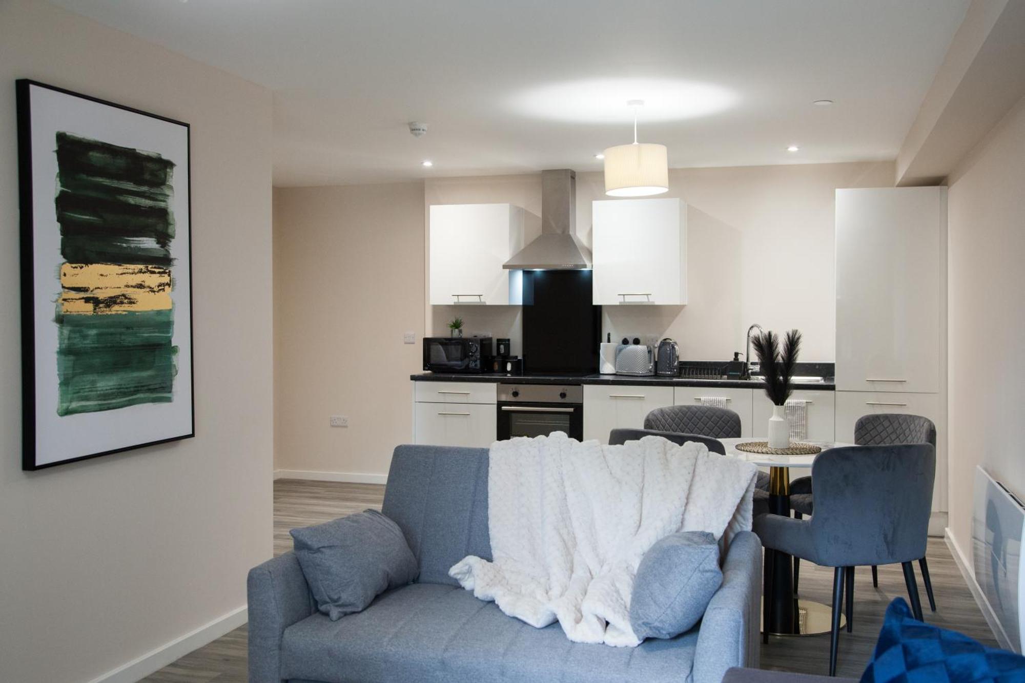 Modern 2Bd Apartment In Manchester City Zewnętrze zdjęcie