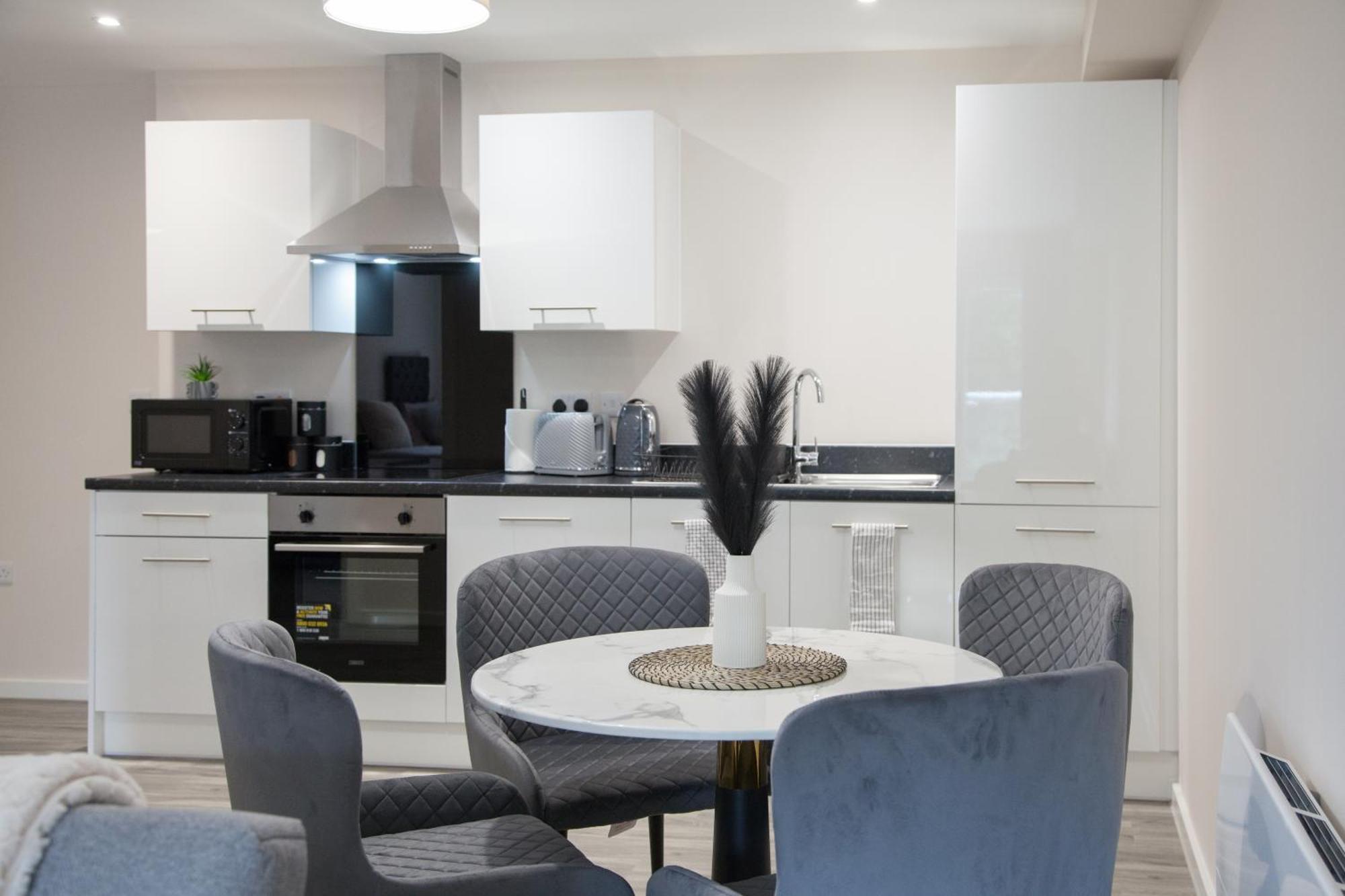 Modern 2Bd Apartment In Manchester City Zewnętrze zdjęcie