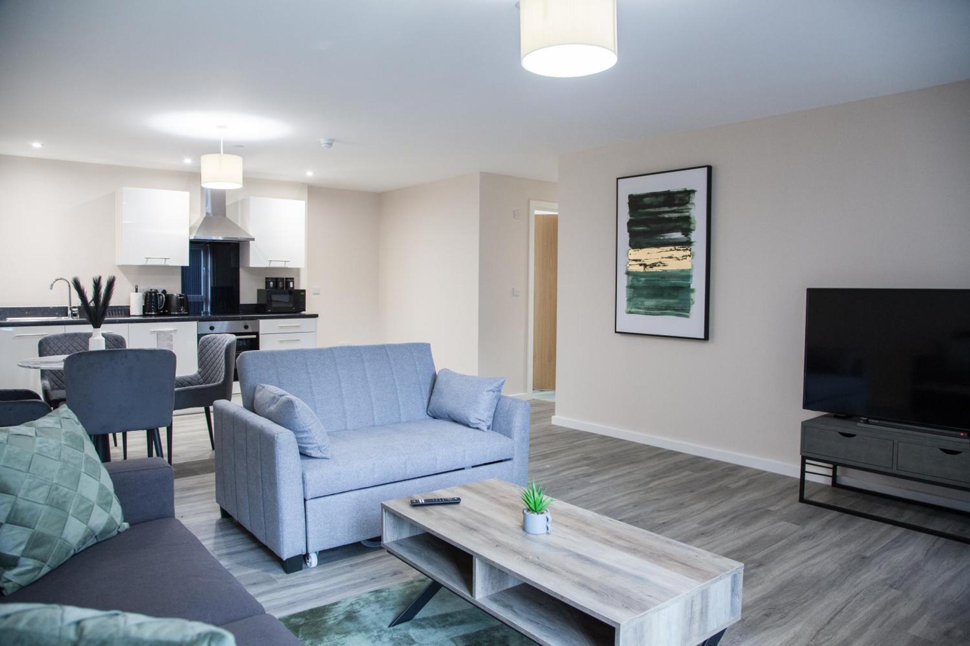 Modern 2Bd Apartment In Manchester City Zewnętrze zdjęcie