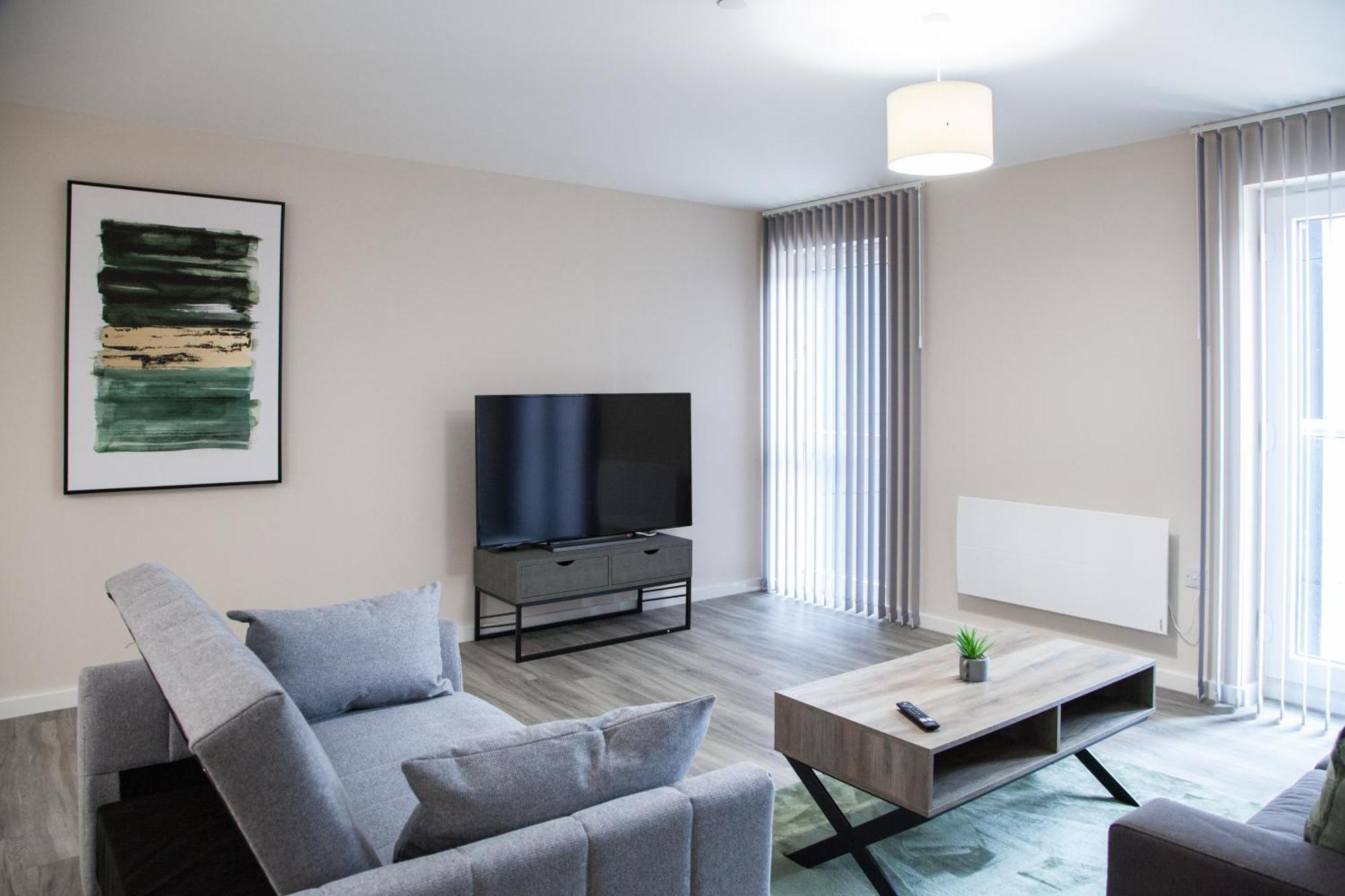 Modern 2Bd Apartment In Manchester City Zewnętrze zdjęcie