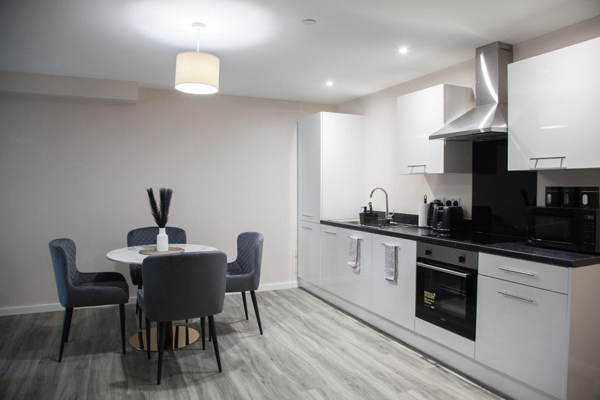 Modern 2Bd Apartment In Manchester City Zewnętrze zdjęcie